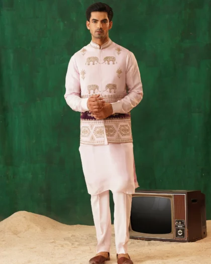 Traditional Patch Work Nehru Jacket