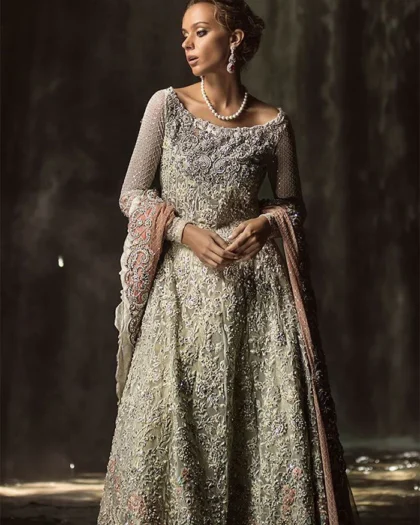 Ivory Bloom Cutwork Sharara Set