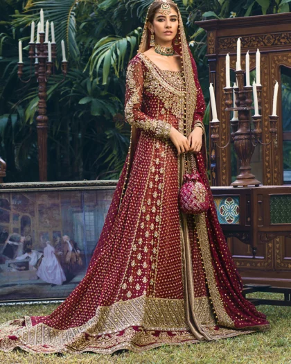 Regal Glow Zardozi Bridal Sharara Set