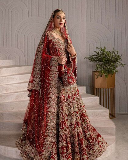 Crimson Royale Bridal Lehenga Set