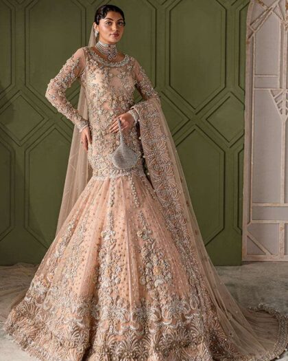 Celestial Bloom Modern Bridal Ensemble
